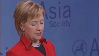 Hillary Clintons address at The Asia Society New York on USAsia Relations [upl. by Irwin]