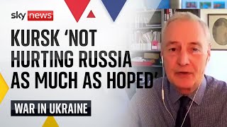 Kursk incursion not hurting Russia as much as hoped says Professor Michael Clarke [upl. by Thaine]