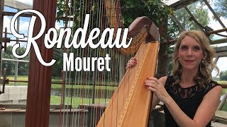 Rondeau by Mouret harp wedding music  Tiffany Envid Harpist [upl. by Kask]