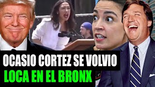 🚨 Ocasio Cortez se VOLVIO LOCA en el Bronx al saber que La Comunidad Negra es Republicana ahora 🤣 [upl. by Spada]