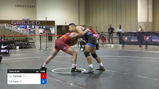 2024 GrecoRoman Senior World Team Trials  Luke Ciampa vs Jordan Lara 82 KG Con Rnd of 16 [upl. by Farnham]