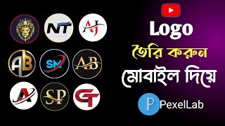 ইউটিউব লোগো কিভাবে তৈরি করব  YouTube Logo Editing  logo design pixellab Youtube logo kivabe bana [upl. by Ancilin54]