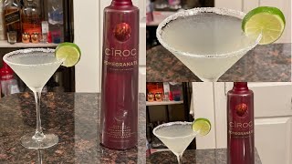 CIROC POMEGRANATE COCKTAIL 🍸 “ ICE CIROC POMEGRANATE MARTINI 🍸 “ [upl. by Bonne]