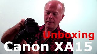 Canon XA15 Video Camera Unboxing and Setup to Stream [upl. by Ninahs882]