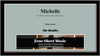 Michelle by The Beatles  arranged for String Quartet by Zene Strings [upl. by Natica124]