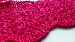 Knit with eliZZZa  Knitting Stitch quotCordially Heartsquot [upl. by Nelly]