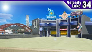 Velocity Lake ep 34  50s Style Shops  Planet Coaster [upl. by Torp]