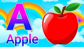 A for apple b for ball song abcd song abcd rhymes video abcd learning abcd song Cartoon [upl. by Ellan]