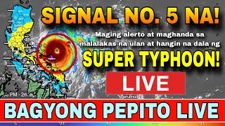 SIGNAL NO 5 ITINAAS NA DAHIL KAY BAGYONG PEPITO ⚠️😱 WEATHER UPDATE TODAY  ULAT PANAHONPepitoPH [upl. by Haneekas]