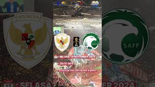 TIMNAS DAY LANJUTAN KUALIFIKASI PIALA DUNIA ZONA ASIA INDONESIA VS SAUDI ARABIA 15 NOVEMBER 2024 [upl. by Rangel]