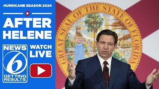 WATCH LIVE DeSantis gives update on recovery efforts in Steinhatchee [upl. by Dyl751]