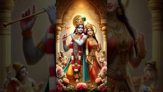 Bans ki basuria krishna radhakrishna radheradhe radha kanha love song sorts story status [upl. by Hinson558]