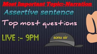 NarrationAssertive sentencecompound and complex sentence in reported speechFull concept [upl. by Enamart623]