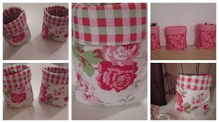 DIY Stoffbeutel  Stoffsäckchen  by IsiMade ♥ [upl. by Maitund]