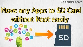 How to move any apps to SD card on Android without Root  2022 easy method [upl. by Anoik]