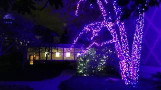 Franklin Park Conservatory Gardens Aglow holiday lights [upl. by Valerle]