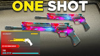 new ONE SHOT AKIMBO SNAKE SHOTS in WARZONE 3 😯 Best TYR Class Setup  MW3 [upl. by Aihsiym]