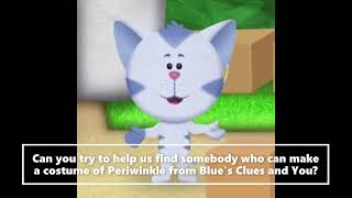 New Character Costume Ideas Periwinkle Blues Clues amp You [upl. by Ahsimrac]