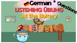 German realistic conversation  Bakery simulation  buying at the bakery  Learn German [upl. by Fernandes]