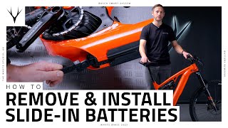 How to… Remove amp Install the Bosch Smart System battery on a Whyte electric mountain bike [upl. by Amador67]