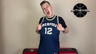 Authentic Nike CUSTOM BLANK Ja Morant Memphis Grizzlies 75th anniversary City mixtape NBA jersey [upl. by Oiligriv]