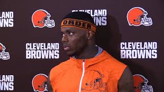 Cleveland Browns WR Josh Gordon eases back into role but wont start against Steelers [upl. by Enineg]