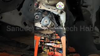 How to Installation Belt on Engine shorts trending automobile viralvideo mechanic car engine [upl. by Merci]