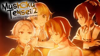 Mushoku Tensei Jobless Reincarnation Season 2 Part 2  Ending  Mamoritai Mono [upl. by Shuman]