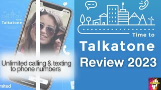 Talkatone App Review  Talkatone Sign Up Problem [upl. by Ailen]