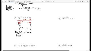 Solving logs and exp eqns p 38 [upl. by Didi813]