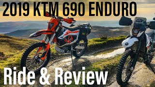 2019 KTM 690 ENDURO R REVIEW [upl. by Anitirhc]