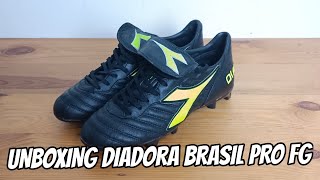 UNBOXING DIADORA BRASIL PRO FG [upl. by Jarv143]