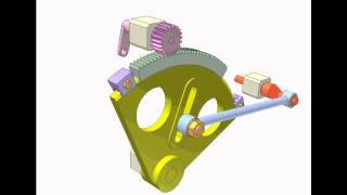 Dwell rocker mechanism 1 [upl. by Vinson]