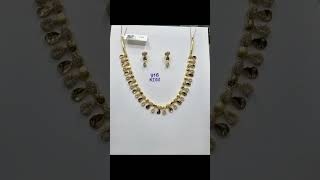 916 gold KDM necklace sets starting from 11  23 grams gold necklace kdm jewellery 916 new [upl. by Clawson272]