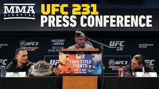 UFC 231 PreFight Press Conference  MMA Fighting [upl. by Press]