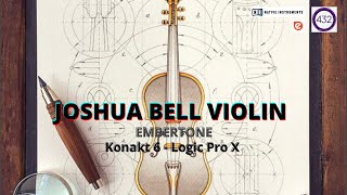 BEST VIOLIN Realistic Library Sample  Joshua Bell Violin by Embertone Review  Kontakt 6 Logic Pro [upl. by Dunkin69]