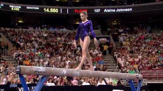 Shayla Worley  Balance Beam  2008 Olympic Trials  Day 2 [upl. by Bathsheb]