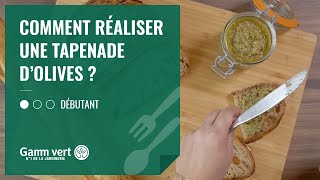 TUTO Comment réaliser une tapenade dolives   Jardinerie Gamm vert [upl. by Mcgurn]