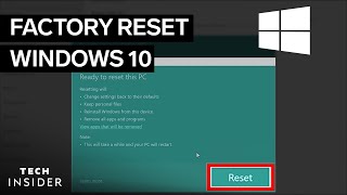 Windows 10 Reset your PC to factory settings without losing your files [upl. by Robyn]