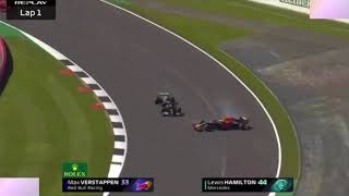 Verstappen crash in Slowmotion  Silverstone Grand Prix [upl. by Eiromem]