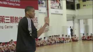 Giannis Antetokounmpo goes 1 on 1 vs Student in China [upl. by Odiug]