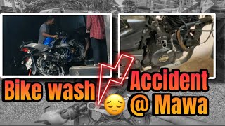 Bike Wash করাতে যেয়ে দেখলাম অ্যাকসিডেন্ট হয়া বাইক । Motovlog on Suzuki GSXR 150 gsxr150 accident [upl. by Wylde]