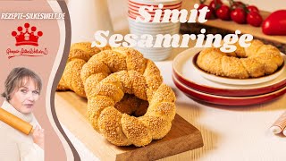 Simit  Sesamringe 😋🙏🤗 Du wirst sie nie mehr kaufen 👍🙏💖 Silkeswelt [upl. by Haissi167]