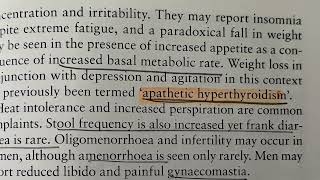 APATHETIC HYPERTHYROIDISM [upl. by Hobbie]