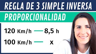 PROBLEMA de Proporcionalidad INVERSA ✅ REGLA DE TRES Simple Inversa [upl. by Attenoj]