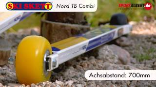 Skiroller Skiskett Nord TB Combi Skate Classic wwwsportalbertde [upl. by Micah]