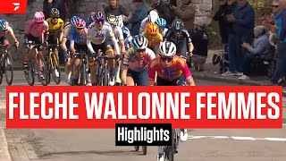 Highlights 2023 Fleche Wallonne Femmes [upl. by Fontana637]