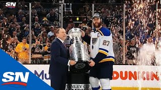 St Louis Blues Hoist First Stanley Cup In Franchise History [upl. by Oeflein604]