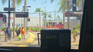 San Diego Trolley Orange Line Full Ride CourthouseArnele Ave [upl. by Sosthina]