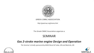 Gas 2Stroke Marine Engine Design amp Operation Seminar [upl. by Euqnimod]